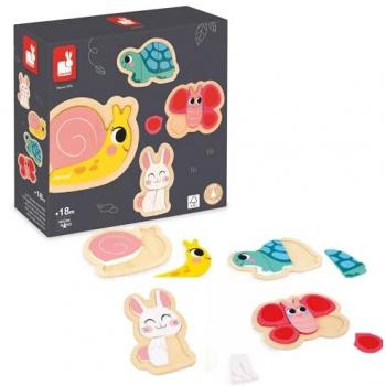 4 PUZZLES EVOLUTIFS