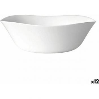 Ensaladera Bormioli Rocco Parma 24 cm de Vidrio Blanco (12 Unidades)