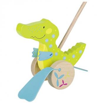Goki Susibelle Wooden Push-and-Slide Crocodile