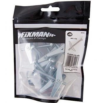 10‑Piece Pack of M5 x 50mm Spring Toggle Screws