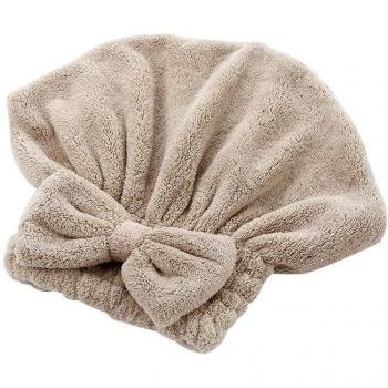 Gorro de microfibra con dibujos animados para spa
