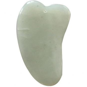 Natural Jade/Rose Quartz Gua Sha Massage Tool for Acupuncture
