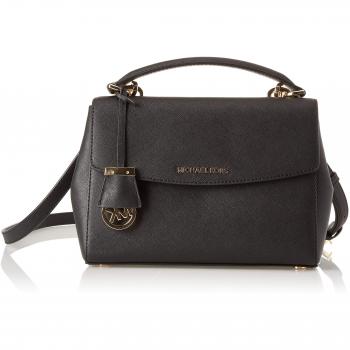 Bolso Michael Kors Ava, maletín mujer, negro, 9x17x24 cm