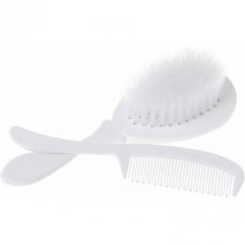 Baby Grooming Brush and Comb Set with Soft Bristles