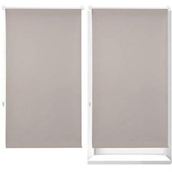Braun Verdunkelungsrollo 2er Set 90x210 cm