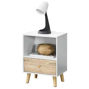 Comodino con Cassetto e Scomparto Sundsvall