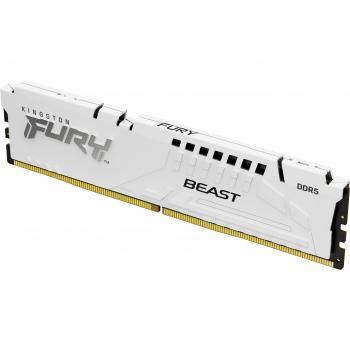 FURY Beast 16GB DDR5 6400 MT/s White DIMM (XMP)
