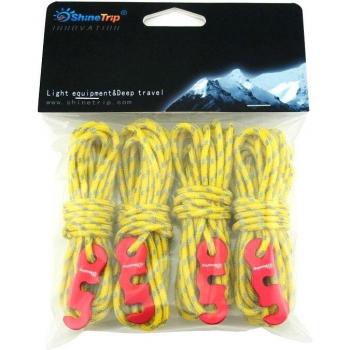 4x4m Windproof Reflective Rope with 3mm Aluminum Alloy Buckle