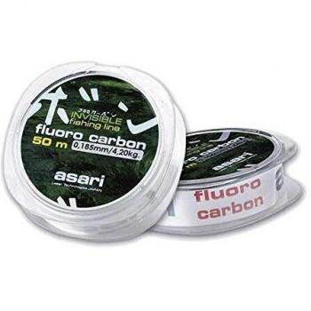 Línea Fluorocarbon Asari Color Transparente 0.420 mm