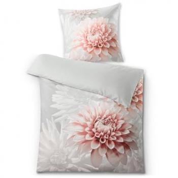 Bettwäsche KLEINE WOLKE Dalie, 135 cm x 200 cm, Mako-Satin, floral