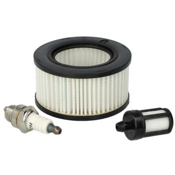 Vhbw Filtres à air et carburant avec bougie d'allumage pour Stihl 4007000
