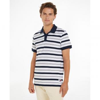 Polo Homme Blanc-Marine Tommy