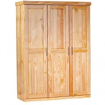 Altobuy Armoire 3 portes en bois massif