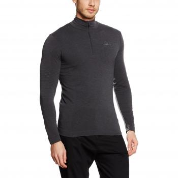 Odlo Chaqueta de Capas 1/2 Zip Soul Roll con Cuello Medio Gris Grafito M Hombre