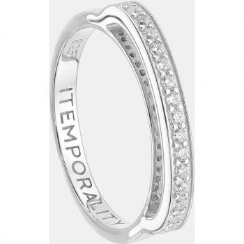 Anillo Mujer Elegante: Plata y Circonitas Itemporality