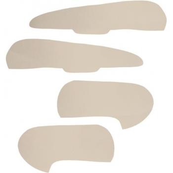 Poignées de porte intérieure en cuir microfibre pour Ford Focus 2005-2007