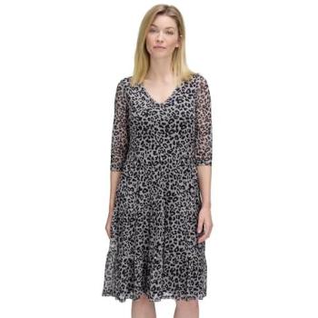 Tailliertes Midikleid mit Stufen