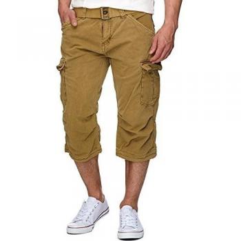 Indicode Nicolas Check Cargo Shorts für Herren