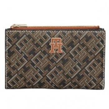 Tommy Hilfiger Monogrammed Brown Wallet 14.5 cm