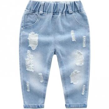 Blue Breeze Jeans – Pantalon Grands Trous pour Kids