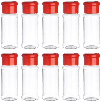 Plastic Spice Containers with Sifter Lid