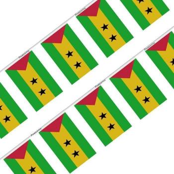 50‑Piece Sao Tome & Principe Flag Bundle – 14 cm × 21 cm each