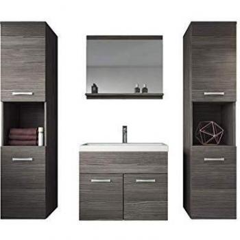 Set Montéréal XL Muebles de Baño en Rojo Gris