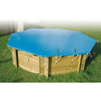 Bâche d’hivernage pour piscine bois Ubbink 4,30 x 3,00m