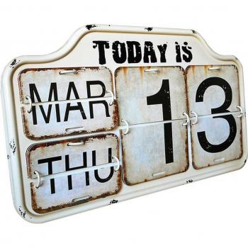 Standing Antique Desk Calendar – Easy Adjustment Perpetual Wall Calendar