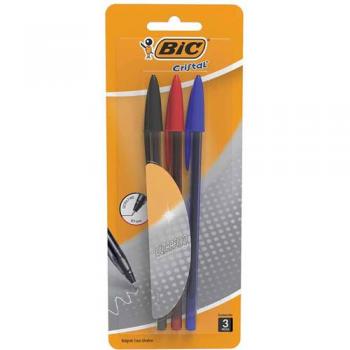 Bolígrafo Bic Punto Ultra Fino blíster 3 unidades
