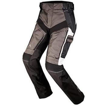 Pantaloni Moto Tessili LS2 Norway Impermeabili Nero Grigio Taglia M