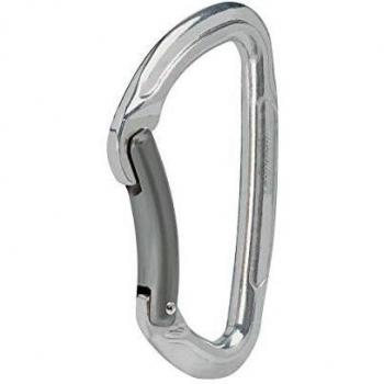 One‑Size Element Carabiner – Silver & Basalt Steel