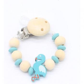 Funny Wooden Teether Clip