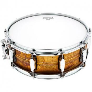 Ludwig 5×14 Snare Drum in Raw Brass Finish (LB454R