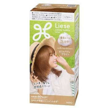 Kao Liese Creamy Bubble Hair Color Milk Tea Brown 4.1 oz
