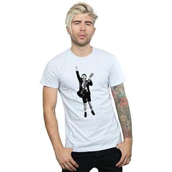 Angus Young Band Tee, Grey, Small