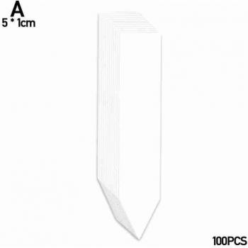 Étiquettes de jardinage en PVC, 100 pièces, pots de fleurs, 5/10CM