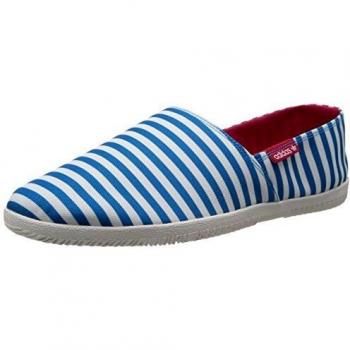 Männer‑Espadrille „adiDrill“ – Adidas Originals Canvas (Blaue/Weiße/Rote Akzente) – Größe 6
