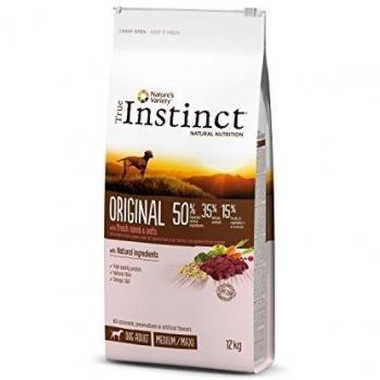 True Instinct Original Pienso para Perros Adultos Medium-Maxi con Carne de Cordero