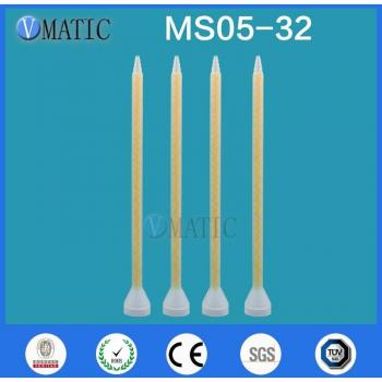 MS 05-32 Plastic 5-Piece Resin Mixing Nozzles for Duo Pack Epoxies (Yellow Core)