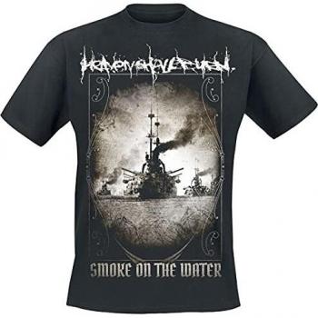 Heaven Shall Burn Black T-Shirt with Smoke On The Water Design