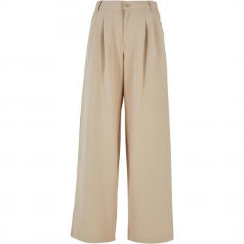 URBAN CLASSICS Stoffhose Urban Classics Damen Ladies Ultra Wide Pleat-Front Pants