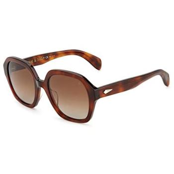 Safilo Rag & Bone RNB1063/S – Damen Sonnenbrille Vollrand Butterfly, Braun