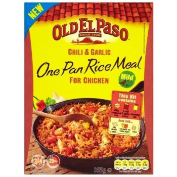 Old El Paso Guindilla y Ajo Kit de Comida (355g)