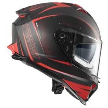 Casco Moto Premier Typhoon FR92BM Nero Rosso M