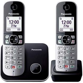 Panasonic KX-TG6852 cordless twin/duo NERO