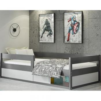 Lit Enfant Hugo 80x160 avec Espace de Rangement Pratique