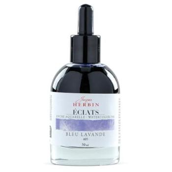 Encres Jacques Herbin Aquarelle Bleu Lavande – 50 ml