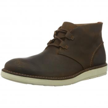 Clarks Fayeman Hi, Stivali Desert Boots Uomo, Marrone Scuro