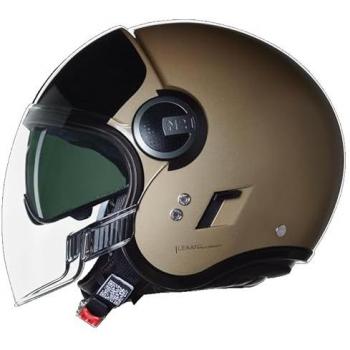 Nolan N21 Visor 06 Verniciatura Speciale, Casque jet, Noir Beige, Taille M